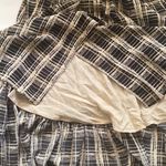 Urban Outfitters NWT carbon grid print ruffle hem wrap midi dress, size medium Photo 10