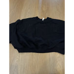 Fabletics  Weekend Cropped sweatshirt And Sweats Black Set Small Photo 4