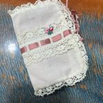 Handmade VTG  Elegant Lace  Ribbon jewelry Pouch Photo 0