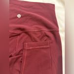 Lululemon  Athletica Burgundy Leggings Photo 3