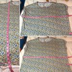 Natural Life  Cotton Tee Mini Dress Frankie Knit Blue Floral Tshirt Dress XL NWT Photo 10