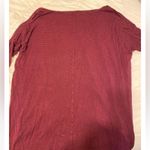 American Eagle Red and Black striped Long Shirt Photo 4