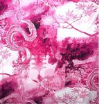 Pretty Little Thing  brand hot pink and white with dragon design mini dress nwt Photo 4