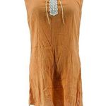 Victoria's Secret  Orange Lightweight Lace Trim Nightgown Womens Medium Photo 0