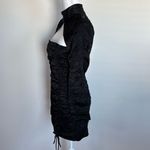 ZARA  Limited Edition Long Sleeve Satin Ruched Mini Dress Size M new with tags Photo 4