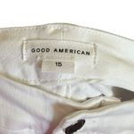 Good American Good Legs Crop White Jeans Size 15 Skinny Sculpting Denim Photo 5
