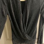 EXPRESS  glitter holiday new years top xs Photo 3