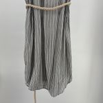 Sanctuary  Black White Striped Mini button front shirt Dress S neutral casual Photo 8