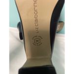 Liz Claiborne womens 6 navy blue leather pumps dress shoes heels S Photo 6