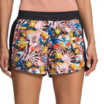 The North Face Women Large Hydrenaline 2000 Floral Athletic Shorts Black Pink RUN Photo 0