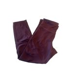 Nike  Women's Dri-Fit Cropped Leggings Maroon / burgundy Size S Athletic Sports Photo 1