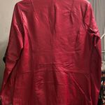 MetroStyle Red Leather Jacket Photo 1