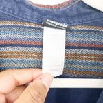 Patagonia Womens Fjord Flannel Gaucho Striped Long Sleeve Outdoor Shirt Size 4 Photo 4