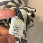 Madewell  Lightweight Beachy Blue White Striped Button Up Shirt Blouse Top Photo 8