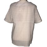 Listicle  boat neck button sleeve stripe top medium Photo 2