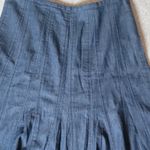 Larry Levine  Indigo Denim Skirt Size 10 Photo 2