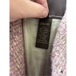Coach  SIGNATURE Pink Boucle Wool Mohair Coat Women’s Size 10 Photo 2