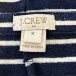 J.Crew  Navy White Stripe 3/4 Sleeve Shift Dress Size Medium Photo 4