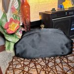 Vintage B. Altman & Co. Black Satin Clutch Photo 1