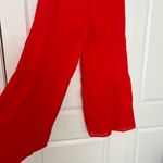 Nanette Lepore  Vibrant Red Wide-Leg Pants Photo 6
