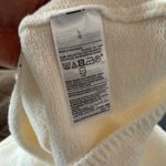 Old Navy Women's  (L) White Corset Neck Knit Sailor Sweater Long Sleeve Pouch Photo 4