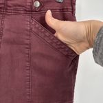 Anthropologie Pilcro The Demilune Boot Utility Flare Pant Plum Size 29” Size 8 Photo 12