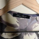 Honey Punch  Sheer Dark‎ Floral Whimsigoth Fringe Trim Kimono Cardigan Photo 2