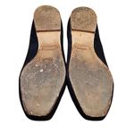 Marc Jacobs Navy Blue Ballet Flats Jeweled Raw Hem Business Casual - 6.5 or 37.5 Photo 3