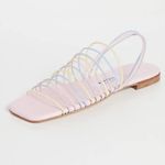 NWT Sleeper Macaroni Strappy Sandals Pastel Pink Sz 39 $220 Photo 4