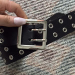 Black And Silver Belt Photo 0