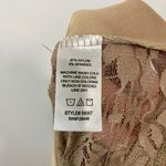DNA Couture Women’s Strapless Lace Tube Top Tan Size Large NWOT Photo 4