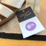 Universal Threads Universal thread with tags slip on sandals. White with beautiful tan size 6 1/2. Photo 7