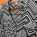 Siren Lily  Maternity XL Black & Silver Peplum Top Photo 5