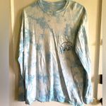 Ivory Ella  Holiday Blue/White Tiedye Long Sleeve Size SM Photo 2