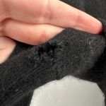 Peck & Peck  Black Cashmere V-Neck Long Sleeve Casual Pullover Sweater Size Small Photo 3