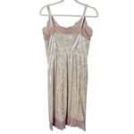 Madison & Berkeley  Womens Pearl Crushed Velvet‎ Lace Pocket Slip Dress Large Photo 6