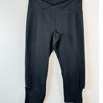 Free People Movement Leggings Black Turnout Tie Wrap Capri Yoga Ballerina XS Photo 4