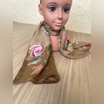 Jones New York Floral Tan Scarf Photo 1