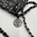MCM  Monogram Black and Gray Shoulder Bag Photo 4