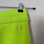 Ivy Park Adidas x 3 Stripe Knit High Rise Jogger Pants Solar Slime Green Photo 8