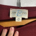 Francesca's Burgundy Knit Long Sleeve Dolman Top Photo 3