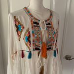 Anthropologie RD & Koko Embroidered Swingy Jacket/Top Photo 5