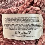 Orvis  Women’s  V-neck Chenille Sweater Color Mauve Size Large Photo 8