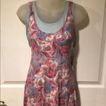 Ralph Lauren  Cotton Maxi Tank Dress M NWT Double Layer Paisley Pattern Photo 4
