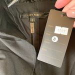 Lucy Paris Satin Ruffled Wrap Dress in Black Size Small NWT Photo 5