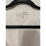 Frame  Broderie Anglaise White Ruffle Eyelet Blouse in Blanc Photo 4