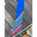 Liz Claiborne  scarf oblong blue pink yellow Photo 10