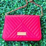 Bebe  Small Quilted Crossbody Red Purse - Gorgeous 7x5x1.5 Photo 0