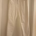 MOTHER Denim The Looker Crop White Jeans Photo 3