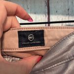 AG Adriano Goldschmied NWOT  Pink Faux Leather Skinny Jeans Photo 5